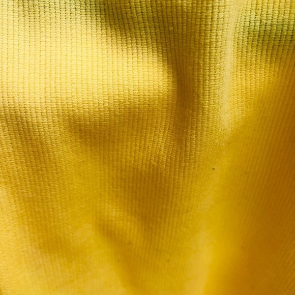 Chaps yellow XLT Short Sleeve Button Down Shirt NWOT - Picture 5 of 8